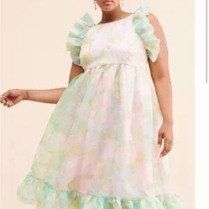 Pastel Ruffle women's Dress